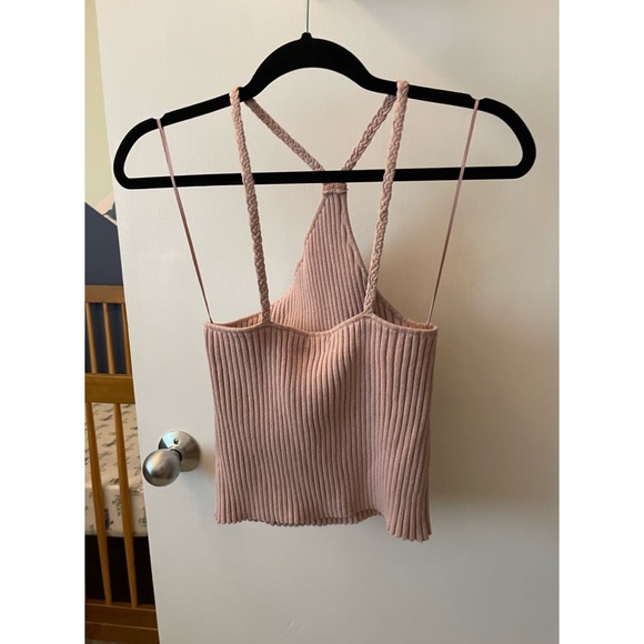 4/$25 525 America halter knit crop top - Picture 2 of 3